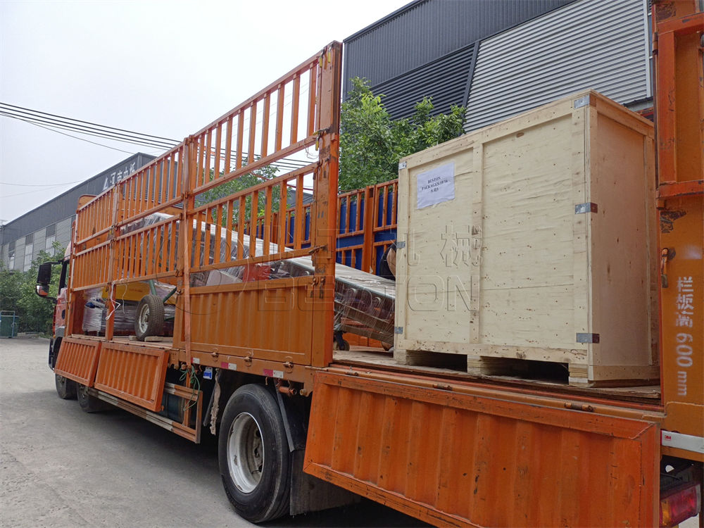 蘇丹BLJ-16廢輪胎煉油設備發貨