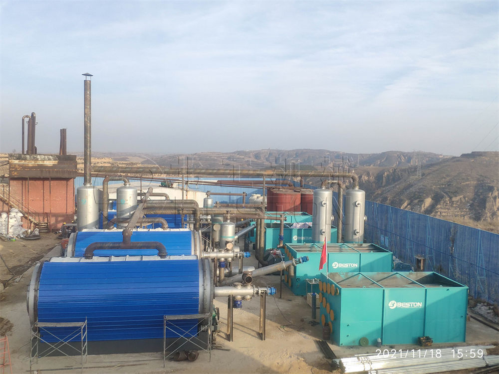 陝西榆林油泥煤焦油渣熱解處理項目第2張