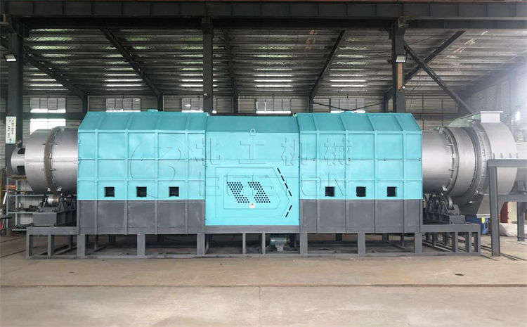 椰殼炭化加工燒烤機制炭棒 椰殼炭化爐生産工藝介紹