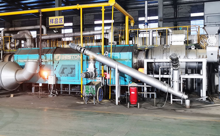 棕榈殼炭化爐  将廢棄棕榈殼物料變燒烤碳