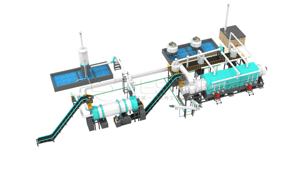 棕榈殼炭化設備